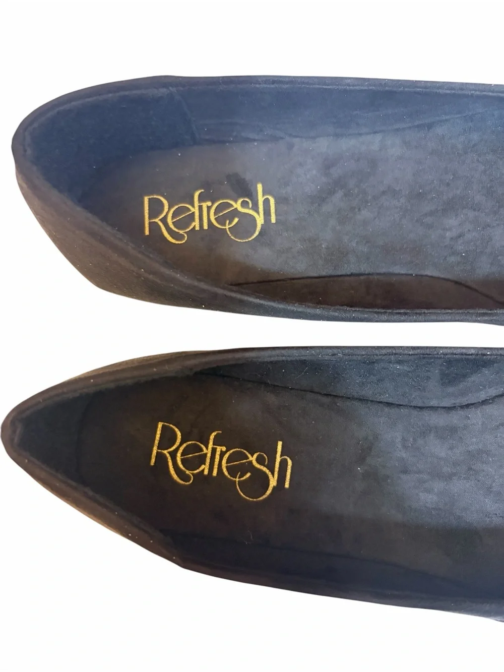 Black Bow Ballet Flats Twee New in Box Faux Suede